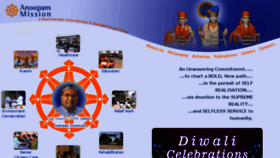 What Anoopam-mission.org website looked like in 2018 (8 years ago)