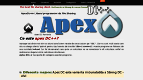 What Apexdc.ro website looked like in 2018 (6 years ago)
