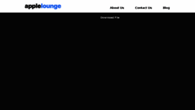 What Applelounge.com website looked like in 2018 (6 years ago)