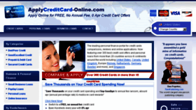 What Applycreditcard-online.com website looked like in 2018 (5 years ago)