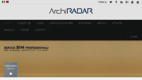 What Archiradar.com website looked like in 2018 (6 years ago)