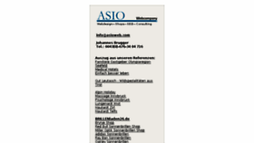 What Asioweb.com website looked like in 2018 (5 years ago)