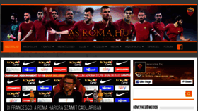 What Asroma.hu website looked like in 2018 (6 years ago)