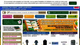 What Agrileader.fr website looked like in 2018 (6 years ago)