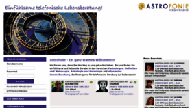 What Astrofonie.de website looked like in 2018 (5 years ago)