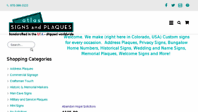 What Atlassignsandplaques.com website looked like in 2018 (6 years ago)