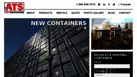 What Atscontainers.com website looked like in 2018 (6 years ago)