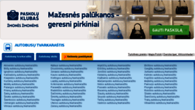 What Autobusutvarkarastis.lt website looked like in 2018 (5 years ago)