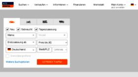 What Autoscount24.de website looked like in 2018 (6 years ago)