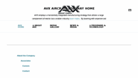 What Avxaircraft.com website looked like in 2018 (6 years ago)