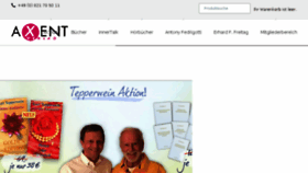 What Axent-verlag.de website looked like in 2018 (6 years ago)