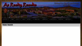 What Azrealtyresults.com website looked like in 2018 (5 years ago)
