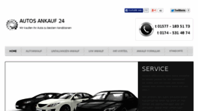 What Autos-ankauf24.de website looked like in 2018 (6 years ago)