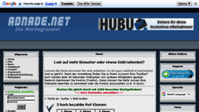What Adnade.net website looked like in 2018 (7 years ago)
