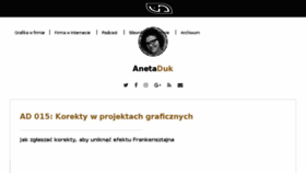 What Anetaduk.com website looked like in 2018 (6 years ago)