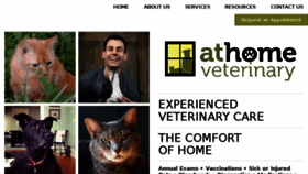 What Athomevet.net website looked like in 2018 (5 years ago)