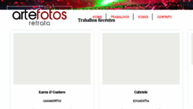 What Artefotos.com.br website looked like in 2018 (5 years ago)