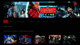 What Animecine.com.br website looked like in 2018 (6 years ago)