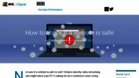 What Avgthreatlabs.com website looked like in 2018 (5 years ago)