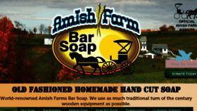 What Amishfarmsoap.com website looked like in 2018 (6 years ago)