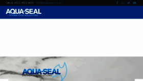 What Aqua-seal.com.au website looked like in 2018 (6 years ago)