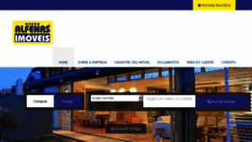 What Alfenasimoveis.com.br website looked like in 2018 (6 years ago)