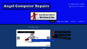 What Angelcomputerrepairs.co.uk website looked like in 2018 (5 years ago)