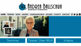What Andrea-ballschuh.de website looked like in 2018 (5 years ago)