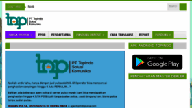 What Agentopindopulsa.com website looked like in 2018 (6 years ago)