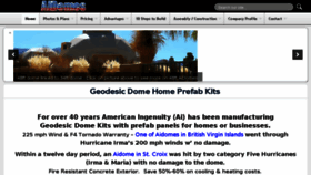 What Aidomes.com website looked like in 2018 (5 years ago)