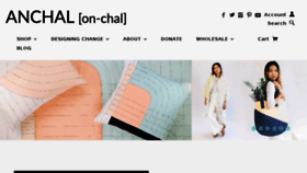 What Anchalproject.myshopify.com website looked like in 2018 (6 years ago)