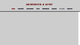 What Architekturkunst.com website looked like in 2018 (5 years ago)