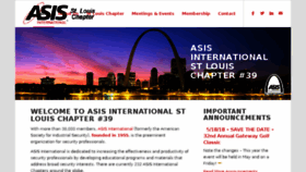 What Asis-stl.org website looked like in 2018 (5 years ago)