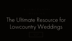 What Alowcountrywed.com website looked like in 2018 (6 years ago)