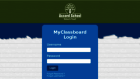 What Accord.myclassboard.com website looked like in 2018 (5 years ago)