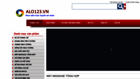 What Alo123.com.vn website looked like in 2018 (6 years ago)