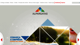 What Alpargatas.com website looked like in 2018 (6 years ago)