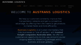 What Austranslogistics.com.au website looked like in 2018 (6 years ago)