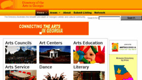 What Artsga.org website looked like in 2018 (5 years ago)