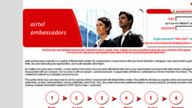What Airtelambassadors.in website looked like in 2018 (6 years ago)