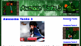 What Awesometanks3.com website looked like in 2018 (6 years ago)