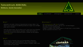 What Arboral.be website looked like in 2018 (5 years ago)