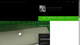 What Acklandstainless.com.au website looked like in 2018 (6 years ago)