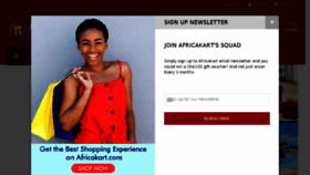 What Africakart.com website looked like in 2018 (6 years ago)