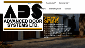 What Adsdoors.ca website looked like in 2018 (5 years ago)