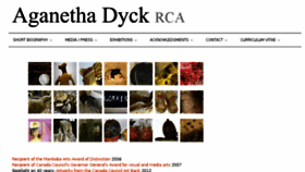 What Aganethadyck.ca website looked like in 2018 (6 years ago)