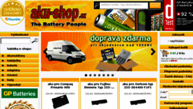 What Aku-shop.cz website looked like in 2018 (5 years ago)