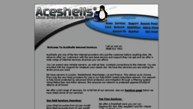 What Aceshells.com website looked like in 2018 (5 years ago)