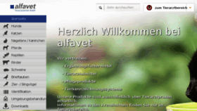 What Alfavet.de website looked like in 2018 (6 years ago)