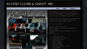 What Accentcleansweep.com website looked like in 2018 (6 years ago)